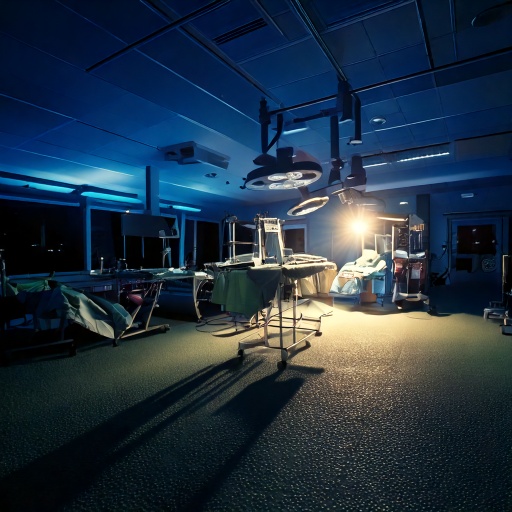 Scène de l’opération nocturne
