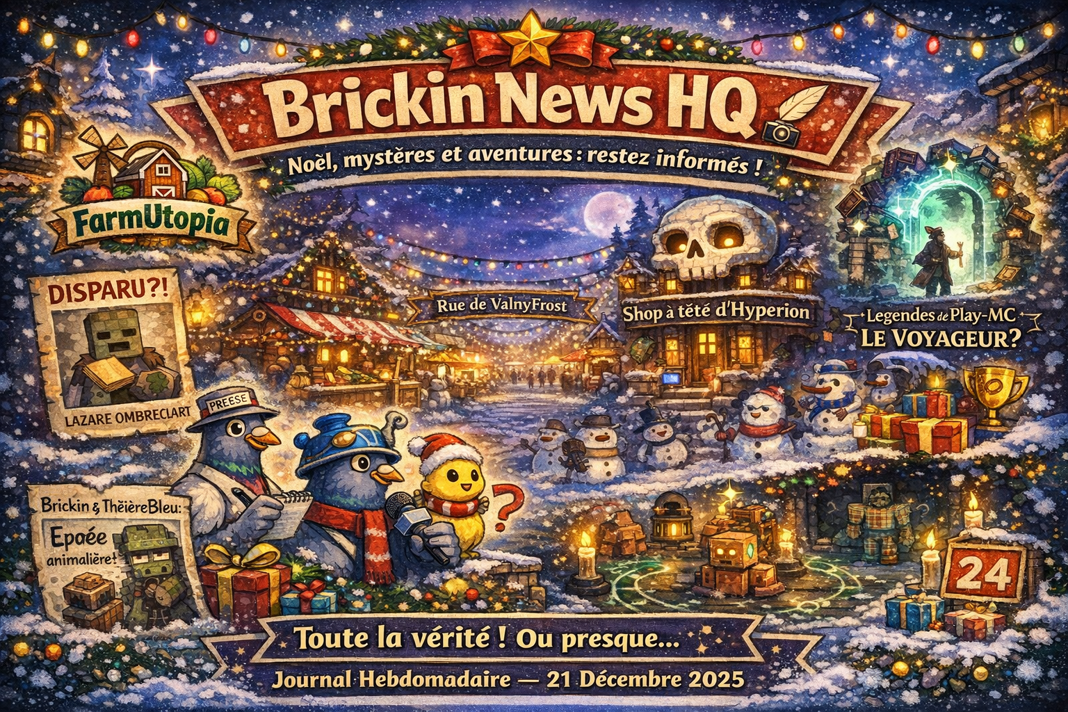 Couverture journal 21/12/2025