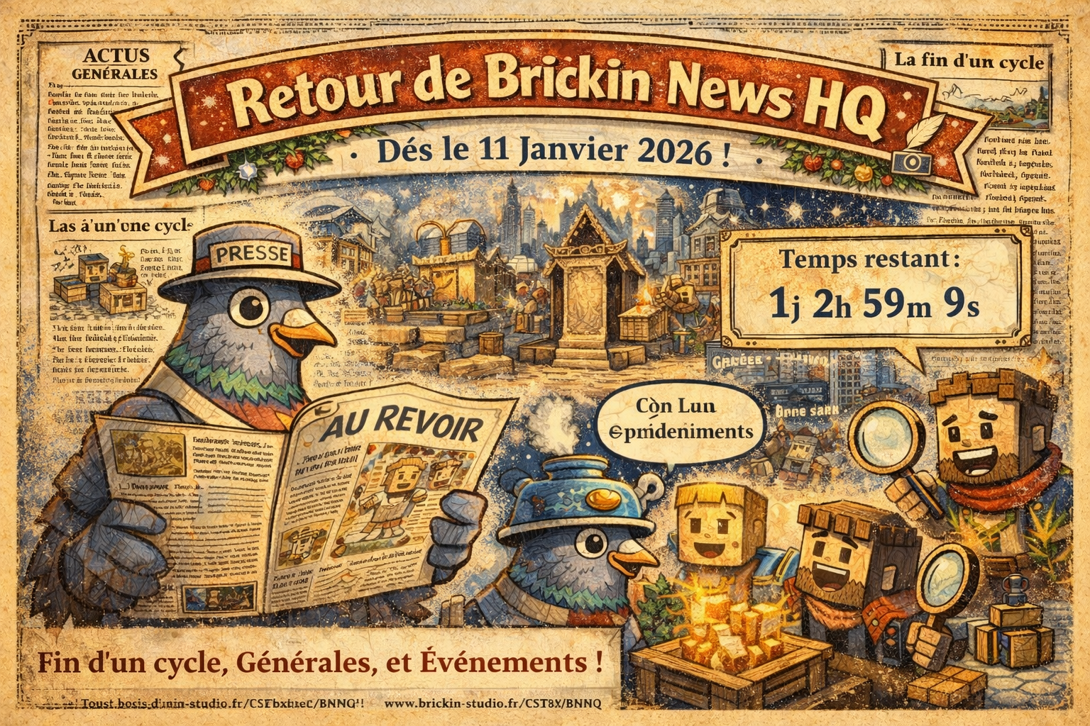 Couverture journal 11/01/2026